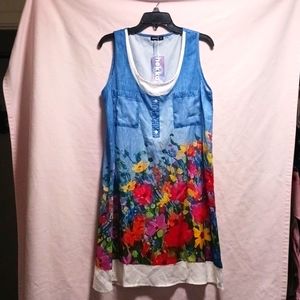 Hekka dress with flowers